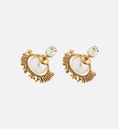 dior tribal earrings rose gold